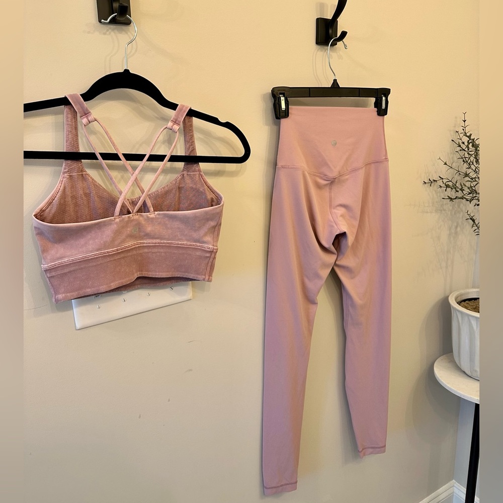 Lululemon align leggings and bra